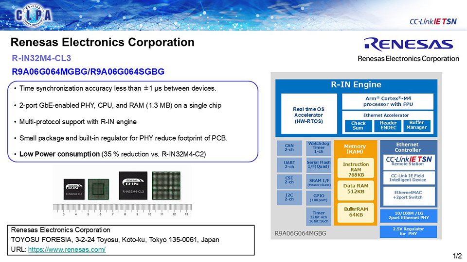 Renesas Electronics Corporation